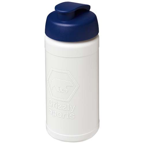 Borraccia sportiva in materiale riciclato con coperchio a scatto da 500 ml Baseline Rise